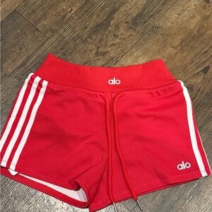 Alo Red Athletic Shorts